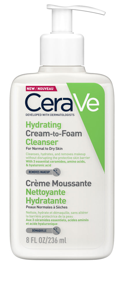 CeraVe Hydrating Cream to Foam Cleanser 236ML