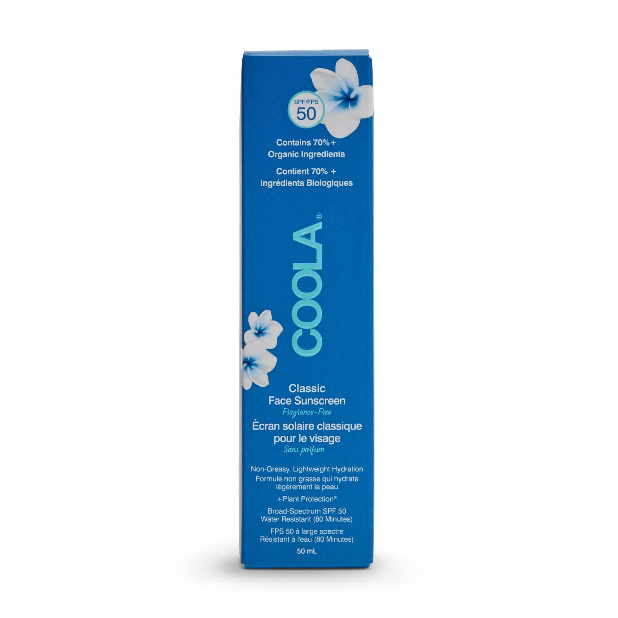 Coola Face Lotion SPF50 Unscented 50ml