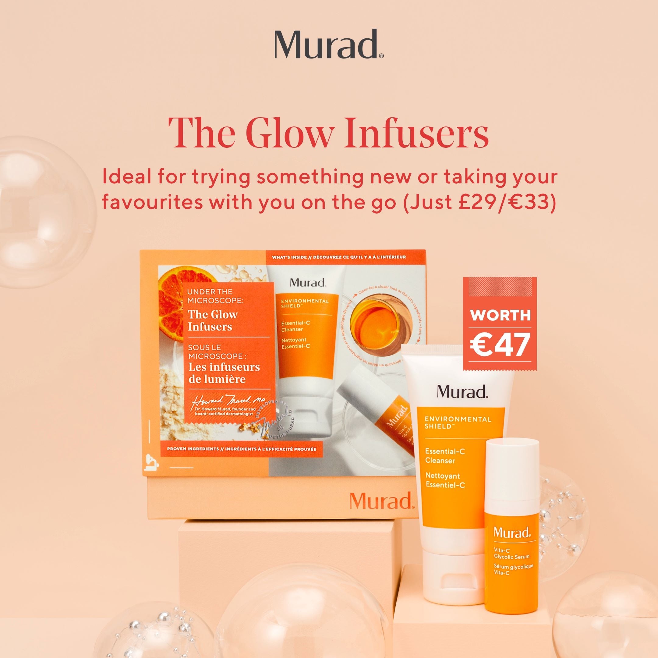 Murad BRIGHTENING TRAVEL DUO - The Glow Infusers