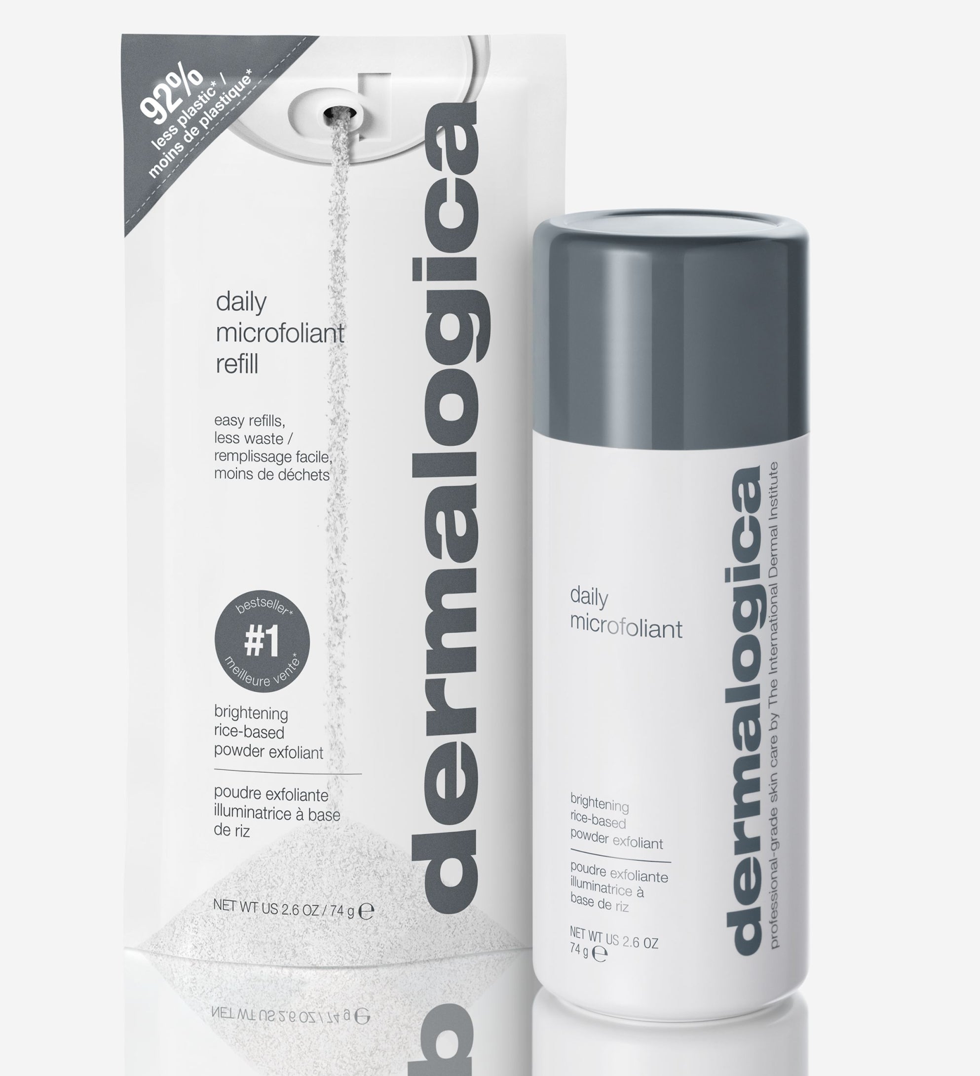 Dermalogica Daily Microfoliant Exfoliator + Refill Pouch 74g + 74g