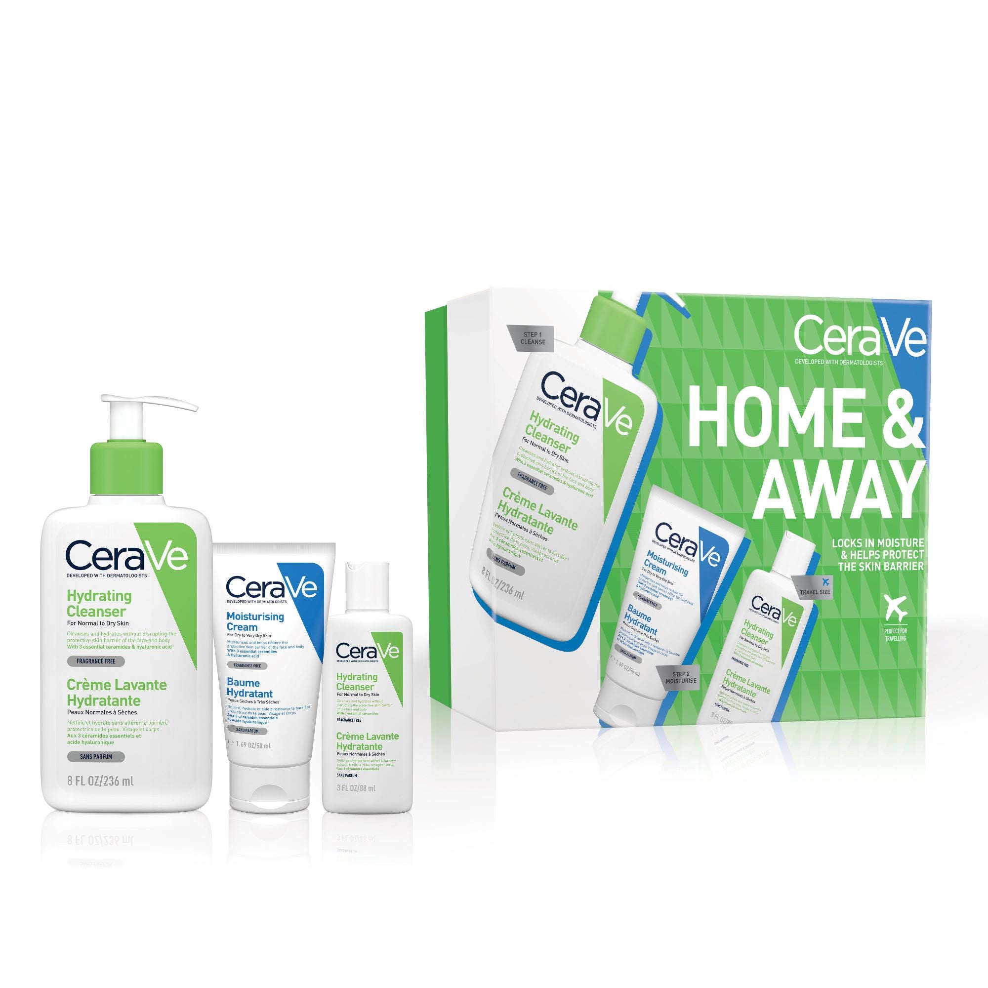 Cerave Home and Away Giftset