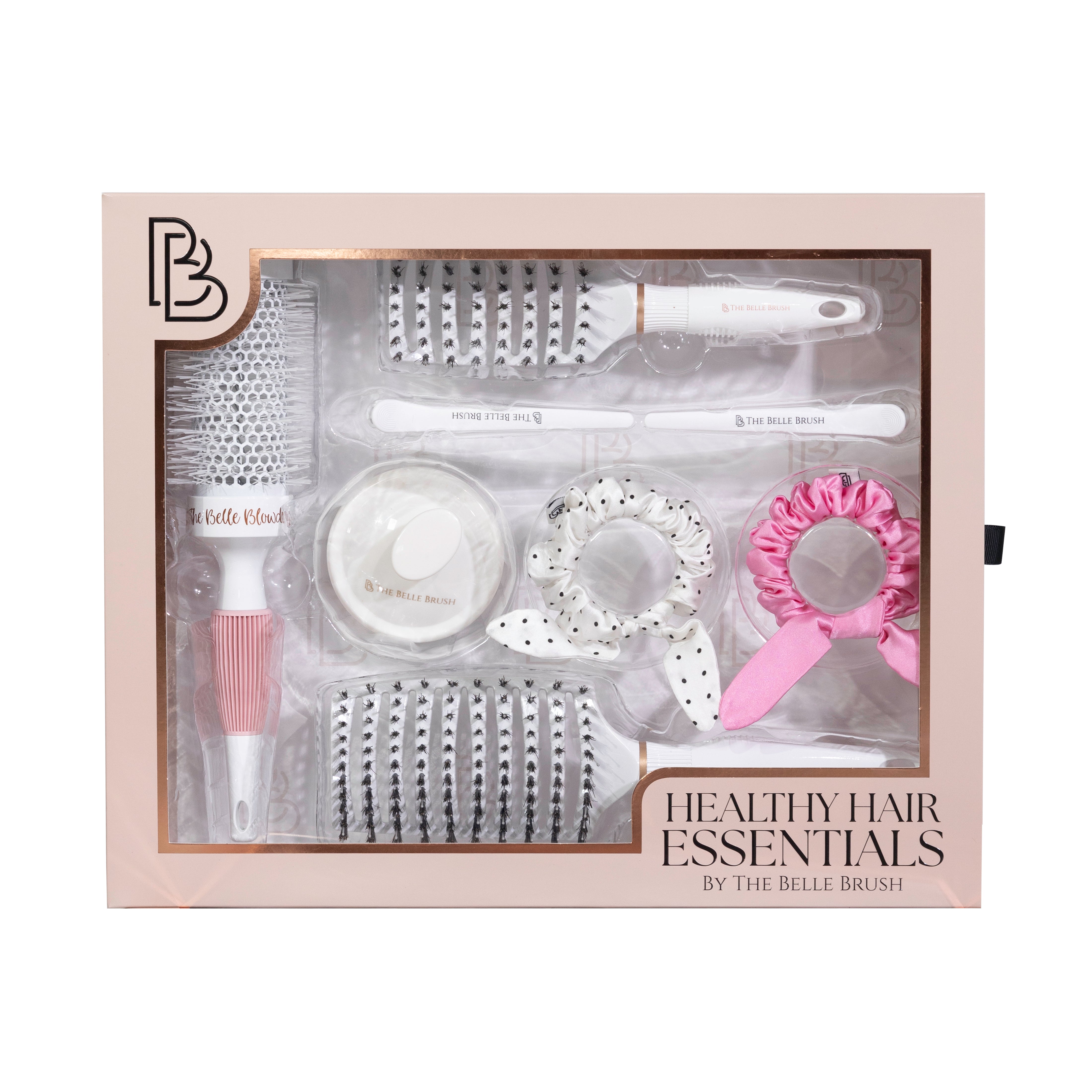 The Belle Brush Healthy Hair Essentials Set