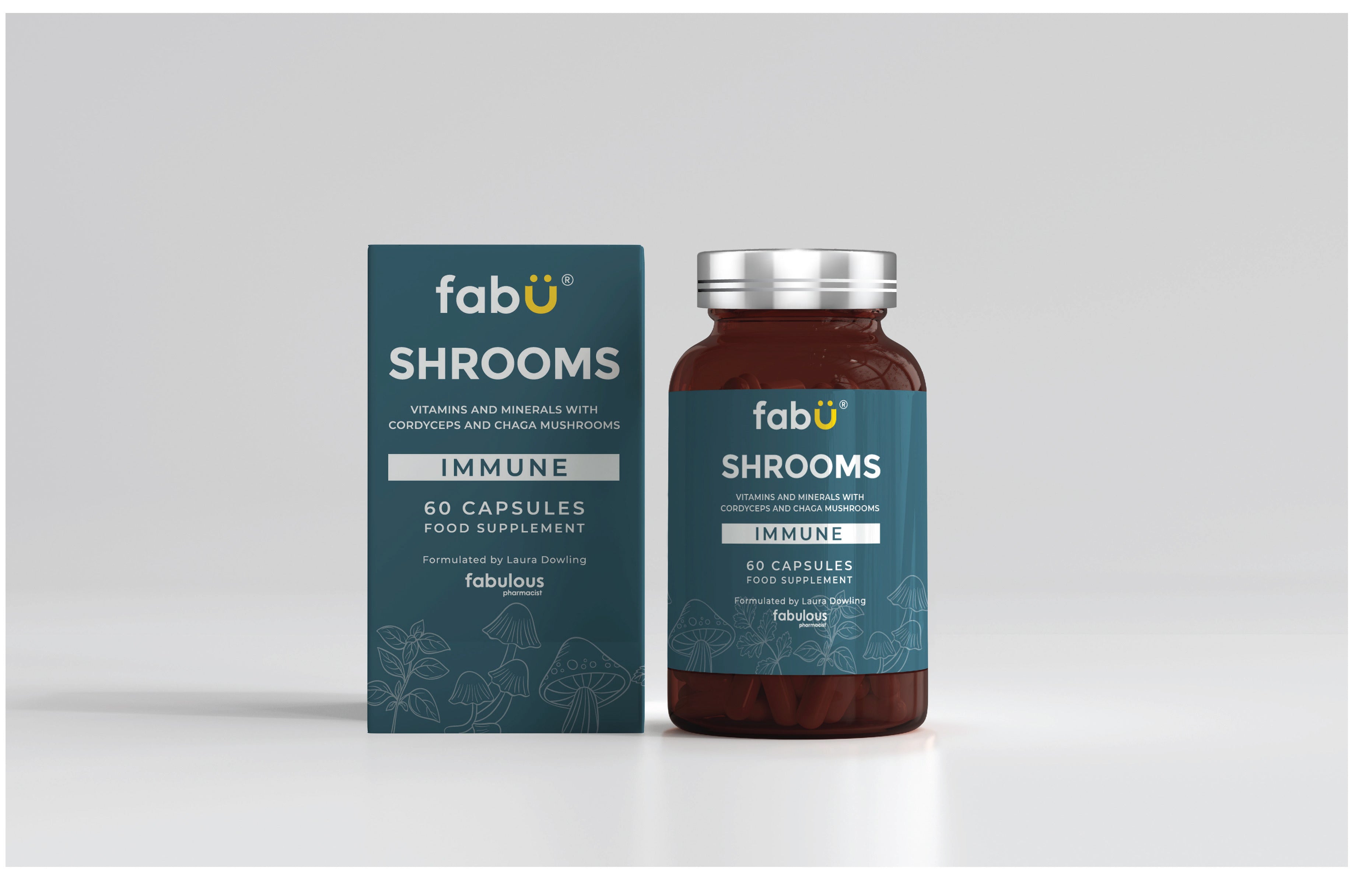 Fabu Shrooms Immune 60 Capsules