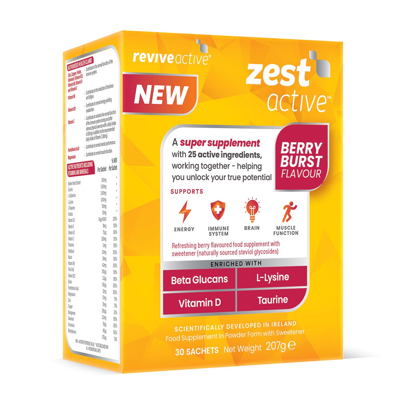 Revive Active Zest Active Berry Burst 30 days