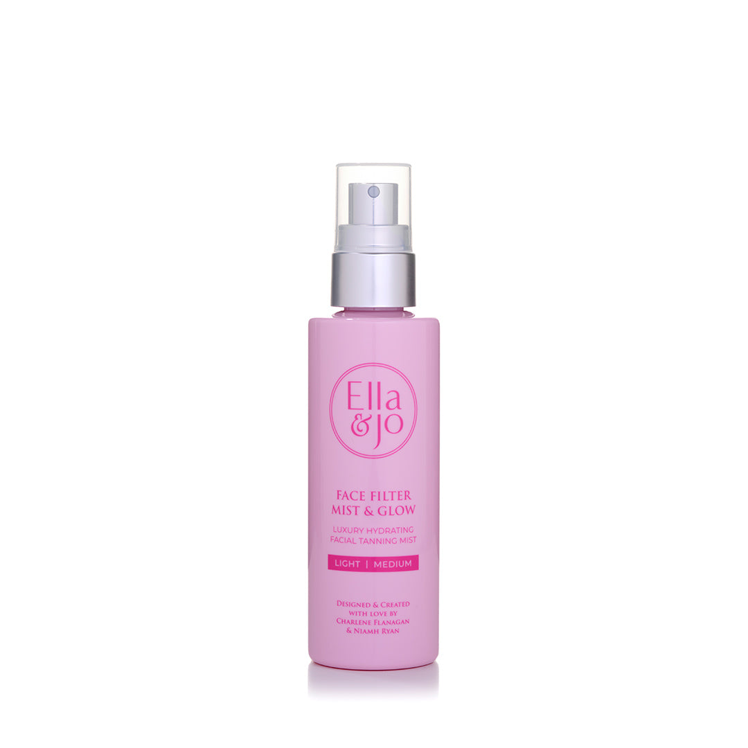 Ella & Jo Face Tanning Mist & Glow 100ml Light to Medium