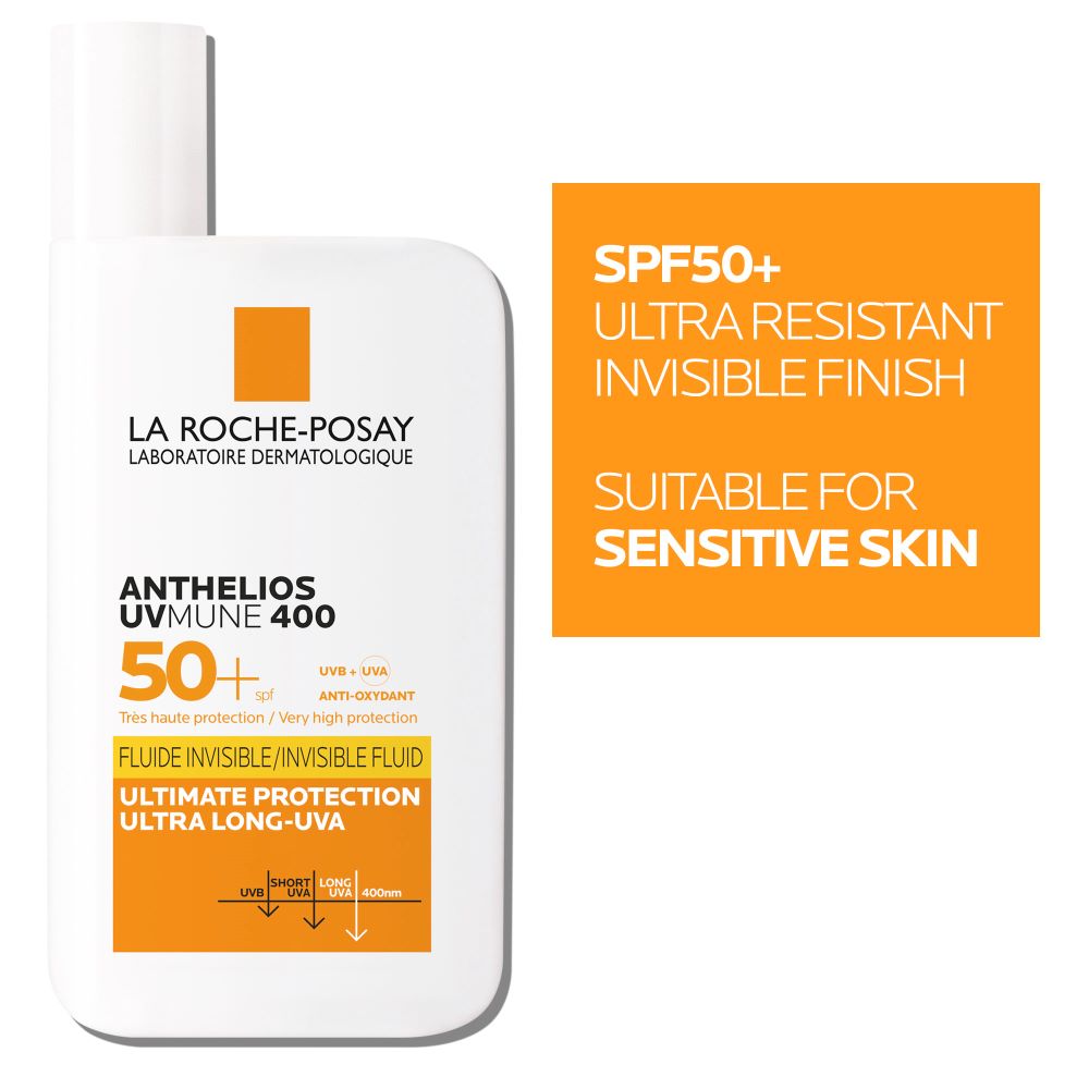 La Roche Posay ANTHELIOS UVMUNE 400 INVISIBLE FLUID SPF50+ NON-PERFUMED