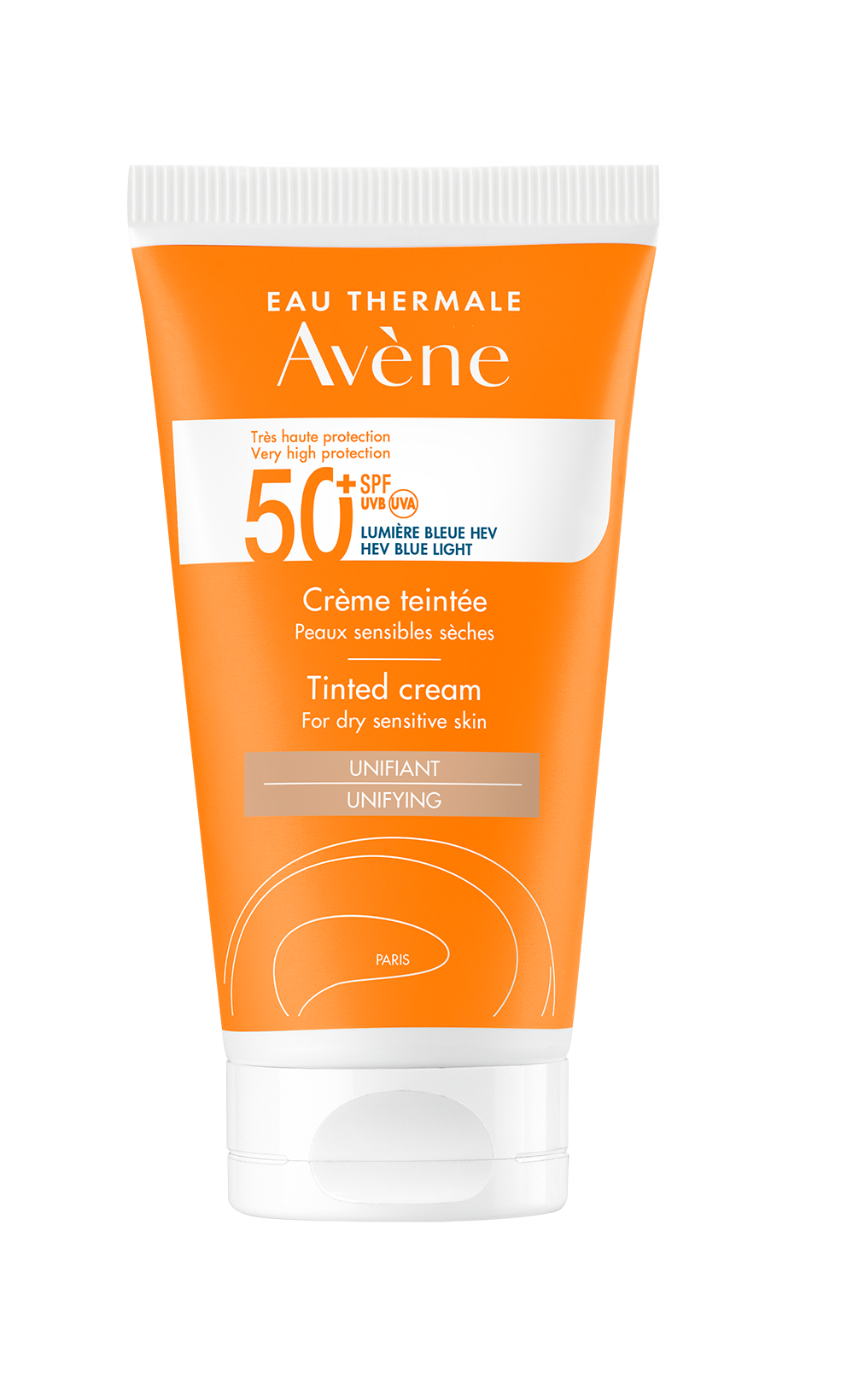 Avène Very High Protection Anti-ageing Tinted SPF50+ Sun Cream for Sensitive Skin 50ml