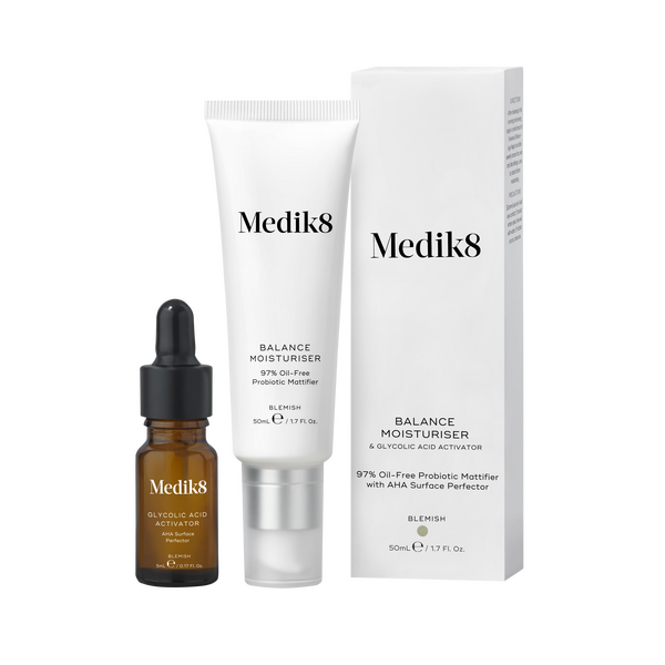 Medik8 Balance Moisturiser with Glycolic Acid Activator