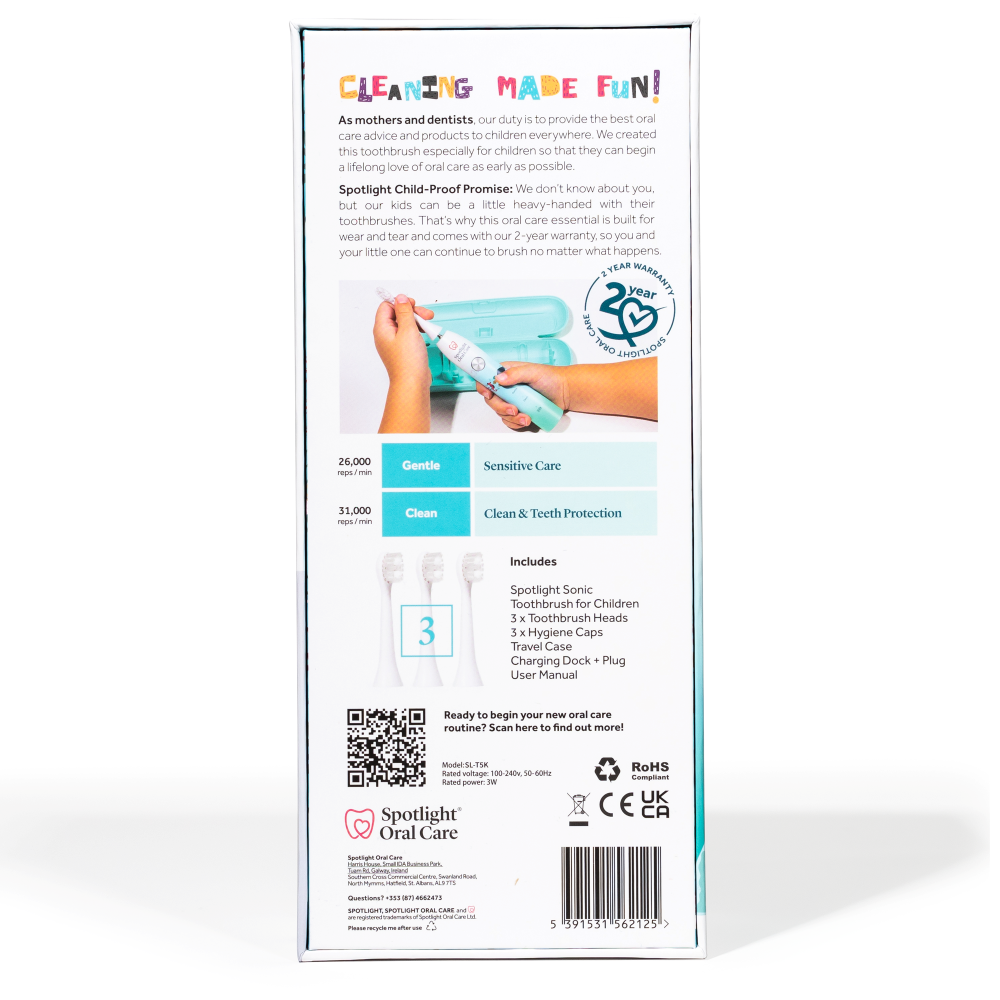 Spotlight Oral Care Sonic Toothbrush for Children