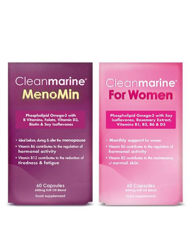 Cleanmarine Menomin & Cleanmarine For Women Twin Pack